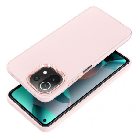 XIAOMI Mi 11 Lite Coque FRAME Élégant  Rose poudré