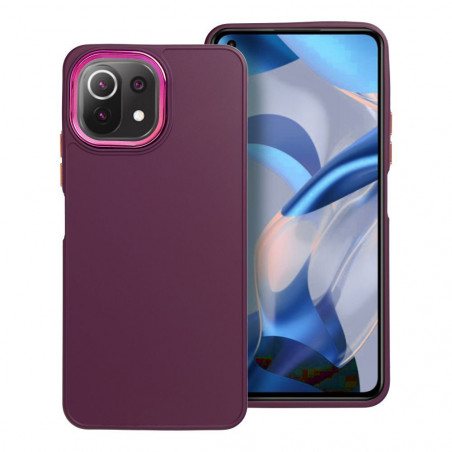 XIAOMI Mi 11 Lite Coque FRAME Élégant  Violet (Purple)