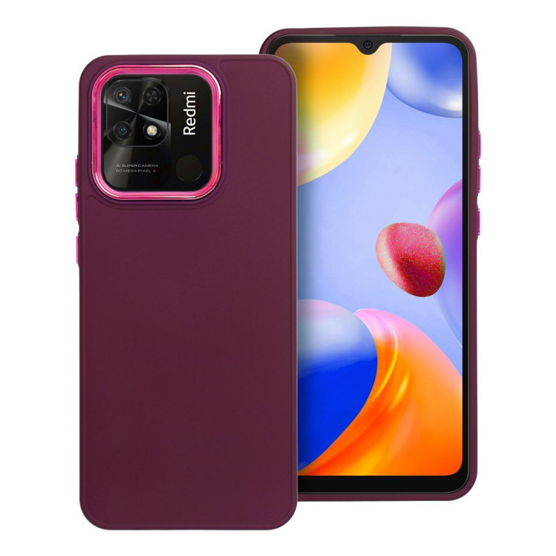 XIAOMI Redmi 10C Coque FRAME Élégant  Violet (Purple)