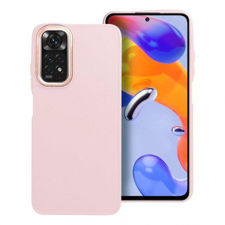 XIAOMI Redmi Note 11 Coque FRAME Élégant  Rose poudré