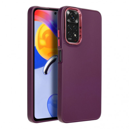 XIAOMI Redmi Note 11S Coque FRAME Élégant  Violet (Purple)
