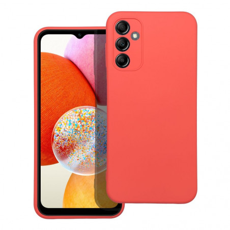 Samsung Galaxy A14 LTE Coque Silicone Élégant  Pêche