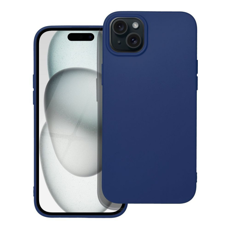 Apple iPhone 15 Plus Coque Soft Bleu foncé