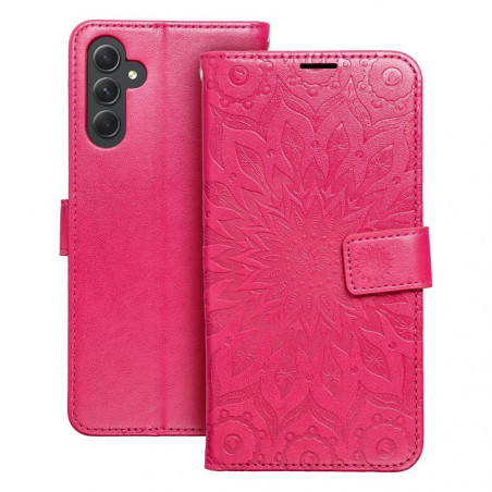 Samsung Galaxy A14 LTE Portefeuilles MEZZO Book Mandala  Magenta