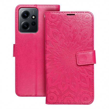 XIAOMI Redmi Note 12 4G Portefeuilles MEZZO Book Mandala  Magenta