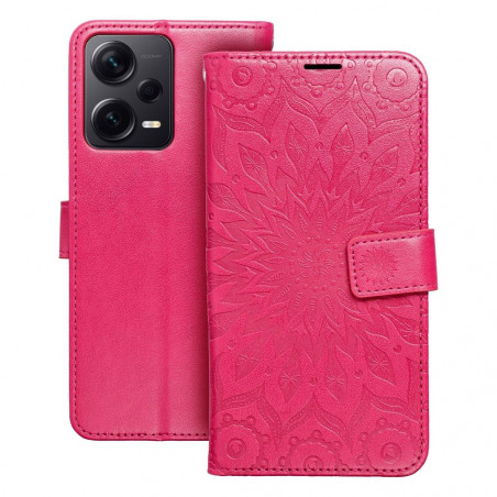 XIAOMI Redmi Note 12 Pro 5G Portefeuilles MEZZO Book Mandala  Magenta