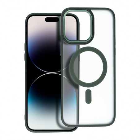 Apple iPhone 14 Pro Coque Matte Mag Cove MagSAFE  Vert