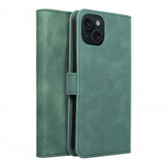 Apple iPhone 15 Plus Portefeuilles TENDER Book Vert