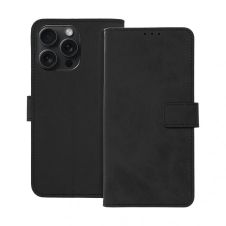 Apple iPhone 15 Pro Max Portefeuilles TENDER Book Noir