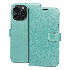 Apple iPhone 15 Pro Max Portefeuilles MEZZO Book Mandala  Vert