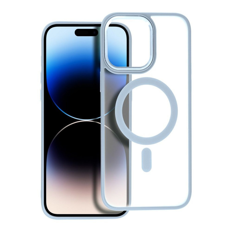 Apple iPhone 14 Pro Max Coque Matte Mag Cove MagSAFE  Bleu