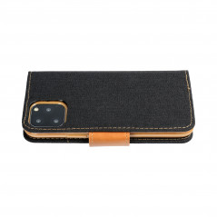 Samsung Galaxy A14 5G Portefeuilles Canvas Book Noir