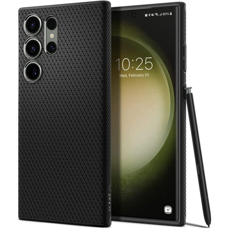 Samsung Galaxy S23 Ultra 5G Coque Spigen  Liquid Air Noir mat