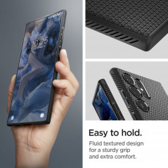 Samsung Galaxy S23 Ultra 5G Coque Spigen  Liquid Air Noir mat