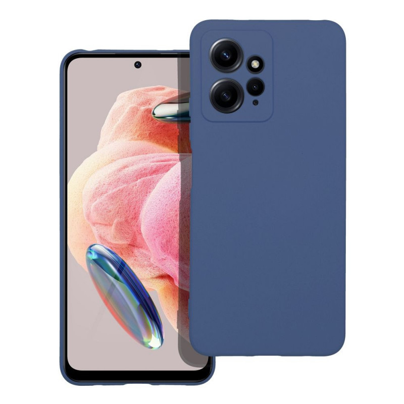 XIAOMI Redmi Note 12 4G Coque Silicone Élégant  Bleu