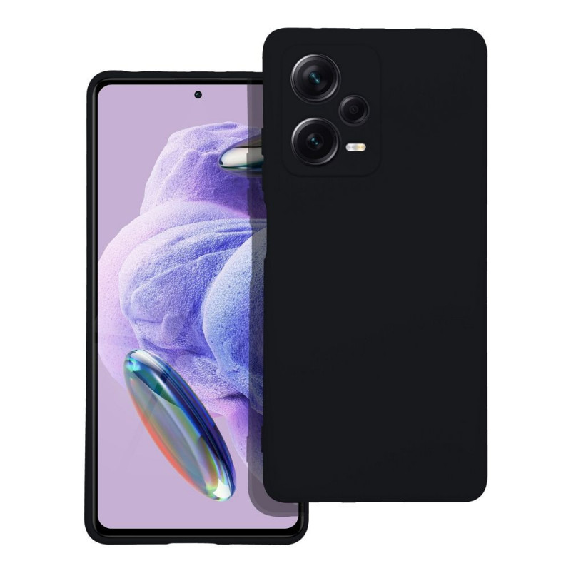 XIAOMI Redmi Note 12 Pro Plus 5G Coque Silicone Élégant  Noir