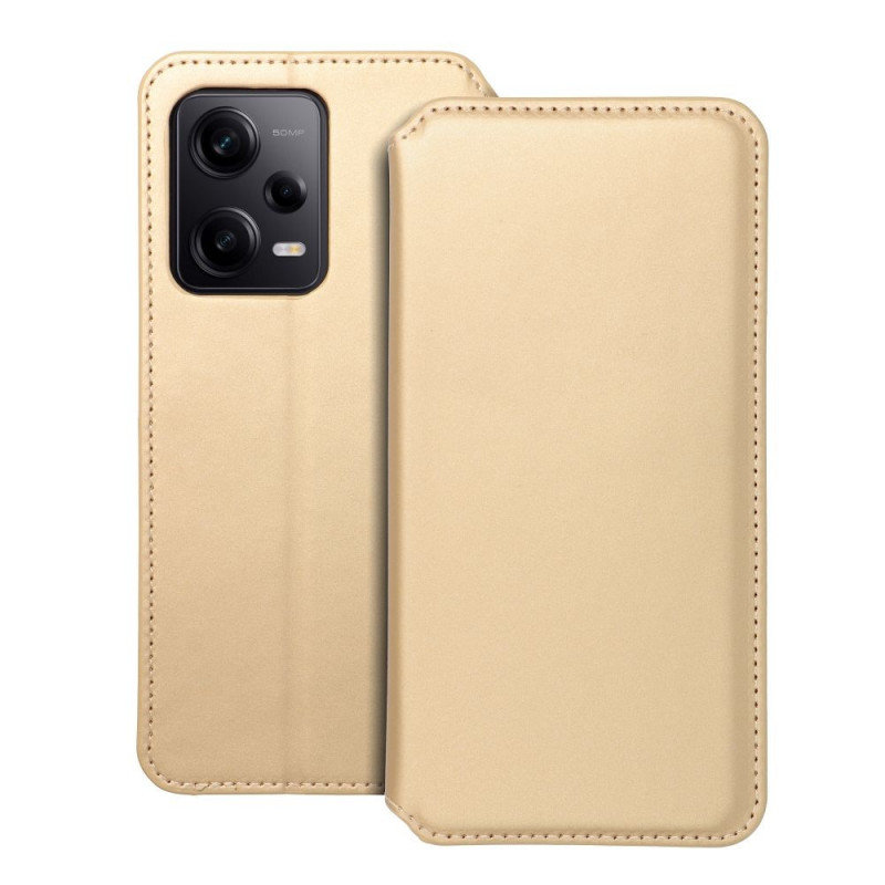 XIAOMI Redmi Note 12 Pro 5G Portefeuilles Dual Pocket book Or 