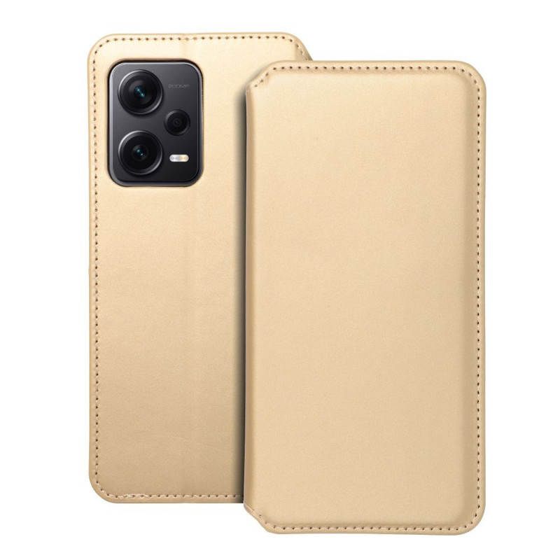 XIAOMI Redmi Note 12 Pro Plus 5G Portefeuilles Dual Pocket book Or 