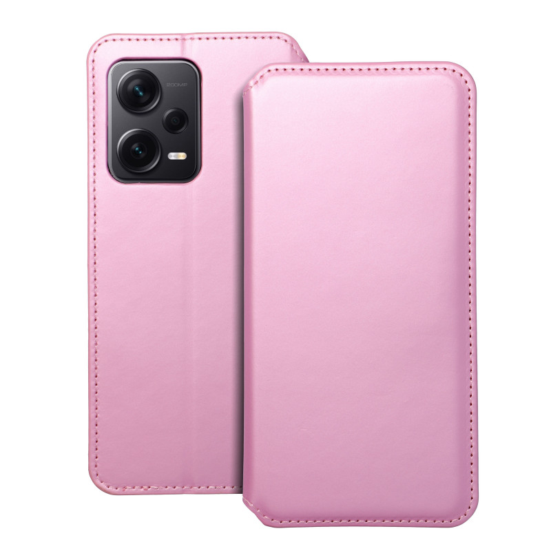 XIAOMI Redmi Note 12 Pro Plus 5G Portefeuilles Dual Pocket book Rose clair 