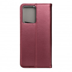 XIAOMI Redmi Note 12 4G Portefeuilles Smart Magneto book Bourgogne