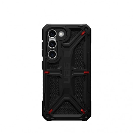 Samsung Galaxy S23 5G Coque Urban Armor Gear Monarch Étui haut de gamme  MagSAFE  Noir kevlar
