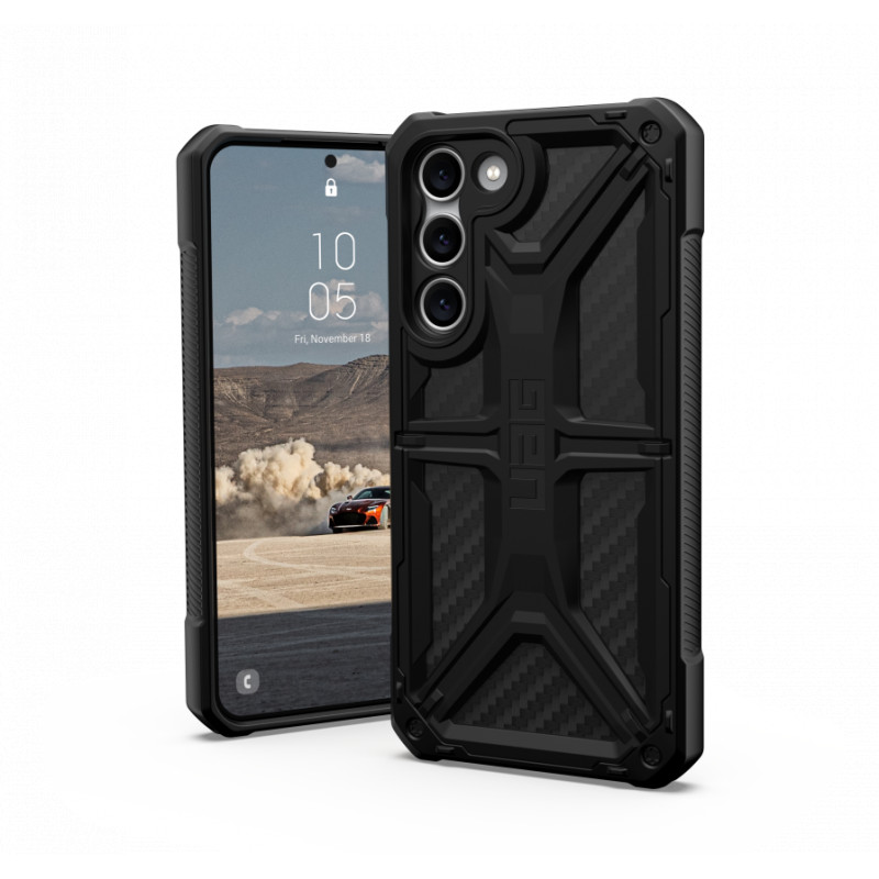 Samsung Galaxy S23 Plus 5G Coque Urban Armor Gear Monarch Étui haut de gamme  MagSAFE  Fibre de carbone