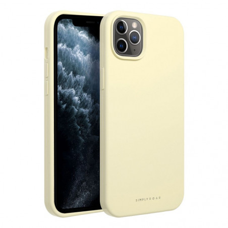 Apple iPhone XS Max Coque Roar Cloud-Skin Jaune clair