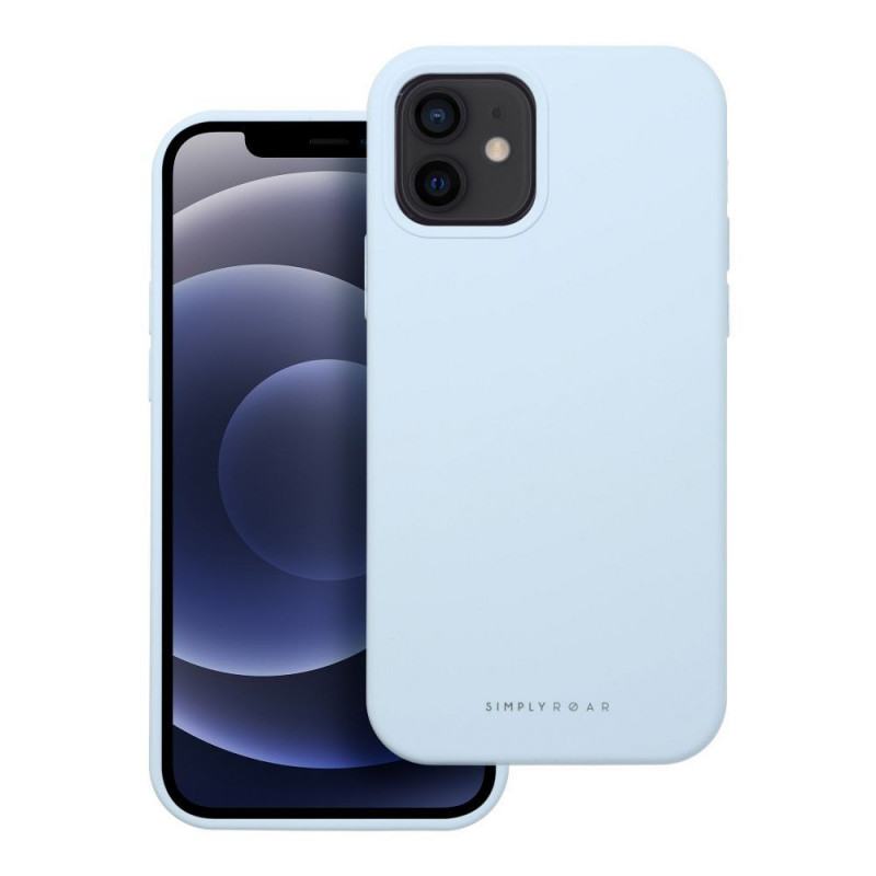 Apple iPhone 12 Coque Roar Cloud-Skin Bleu clair