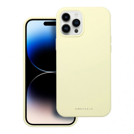 Apple iPhone 12 Pro Max Coque Roar Cloud-Skin Jaune clair