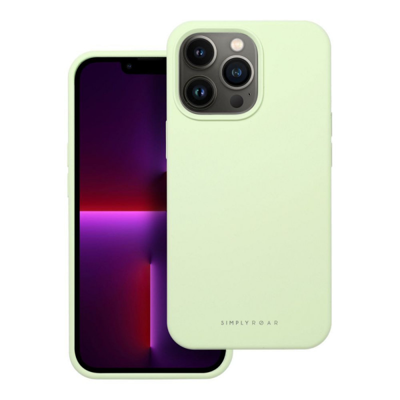 Apple iPhone 13 Pro Coque Roar Cloud-Skin Vert clair