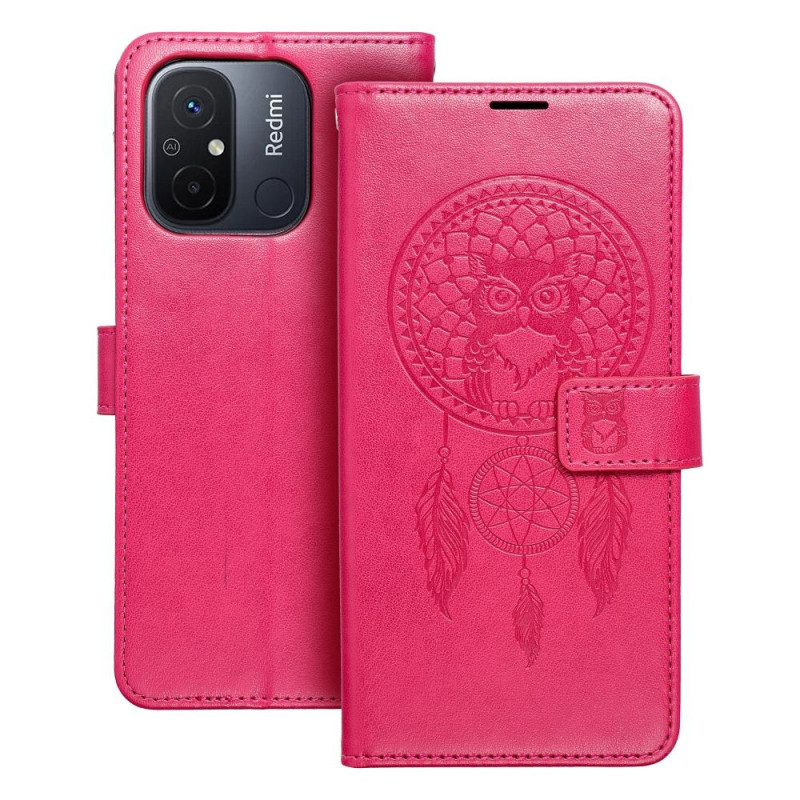 XIAOMI Redmi 12C Portefeuilles MEZZO Book Capteurs de rêve  Magenta