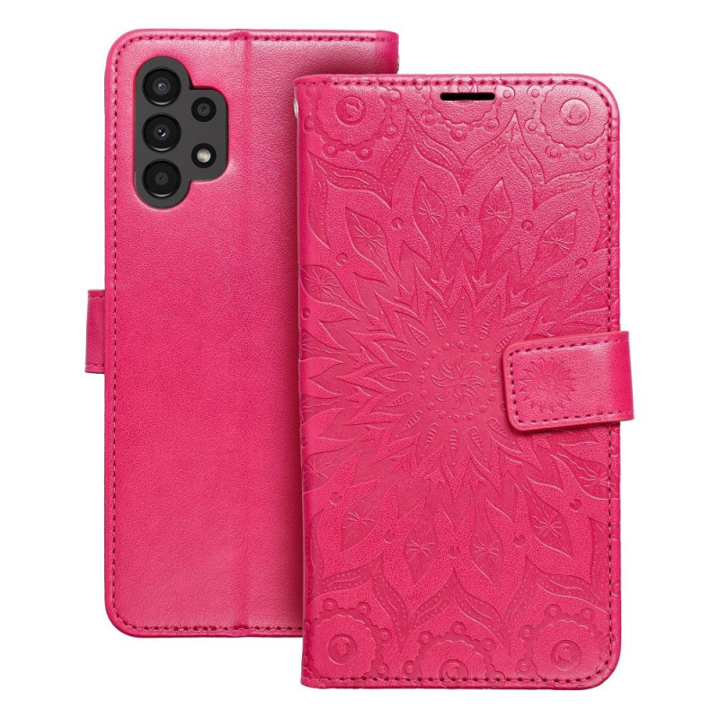 Samsung Galaxy A13 LTE Portefeuilles MEZZO Book Mandala  Magenta