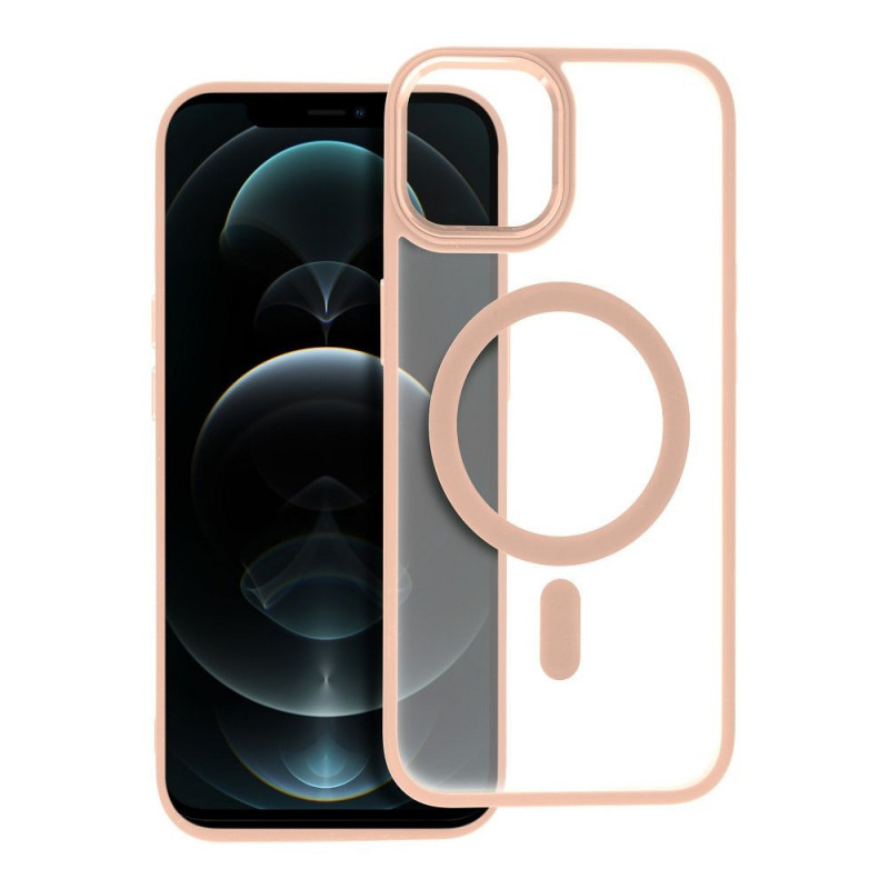 Apple iPhone 12 Pro Max Coque Matte Mag Cove MagSAFE  Rose