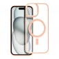 Apple iPhone 15 Coque Matte Mag Cove MagSAFE  Rose