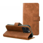 Apple iPhone 15 Pro Portefeuilles TENDER Book Brun