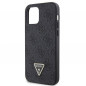 Apple iPhone 12 Coque Guess Metal Logo Starss Crossbody Élégant  Noir
