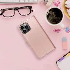 Apple iPhone 15 Plus Portefeuilles MEZZO Book Mandala  Or rose