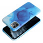 Apple iPhone XS Max Coque Leather Mag Cover Élégant  MagSAFE  Éclaboussure bleue