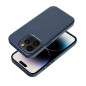 Apple iPhone 14 Pro Max Coque Leather Mag Cover Élégant  MagSAFE  Bleu indigo
