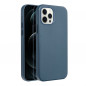 Apple iPhone 12 Pro Coque Leather Mag Cover Élégant  MagSAFE  Bleu indigo