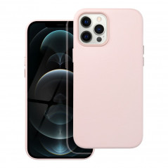 Apple iPhone 12 Pro Max Coque Leather Mag Cover Élégant  MagSAFE  Rose sable