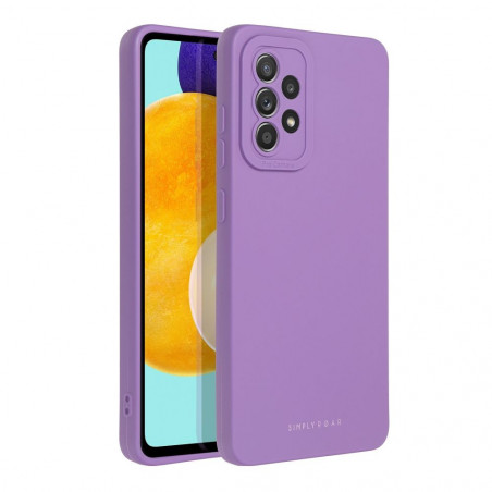 Samsung Galaxy A52 LTE Coque Roar Luna Monochromatique, Élégant, Un accessoire esthétique  Violet (Violet)