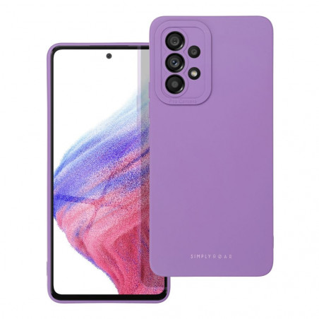 Samsung Galaxy A53 5G Coque Roar Luna Monochromatique, Élégant, Un accessoire esthétique  Violet (Violet)