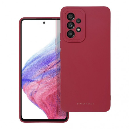 Samsung Galaxy A53 5G Coque Roar Luna Monochromatique, Élégant, Un accessoire esthétique  Rouge
