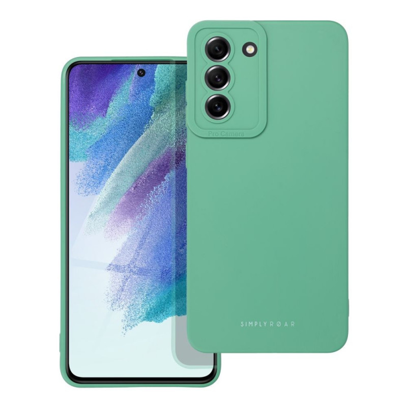 Samsung Galaxy S21 FE 5G Coque Roar Luna Monochromatique, Élégant, Un accessoire esthétique  Vert