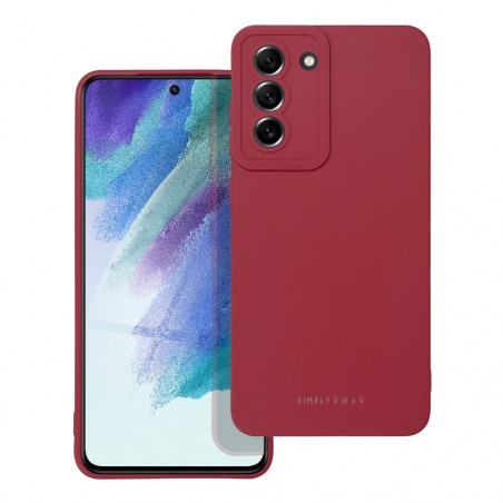 Samsung Galaxy S21 FE 5G Coque Roar Luna Monochromatique, Élégant, Un accessoire esthétique  Rouge