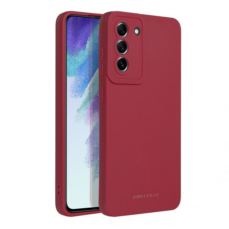 Samsung Galaxy S21 FE 5G Coque Roar Luna Monochromatique, Élégant, Un accessoire esthétique  Rouge
