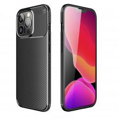 Samsung Galaxy A03 Coque Carbon premium Élégant  Noir