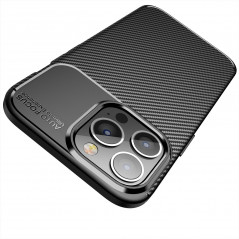 Samsung Galaxy A03 Coque Carbon premium Élégant  Noir