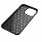 Samsung Galaxy A03 Coque Carbon premium Élégant  Noir